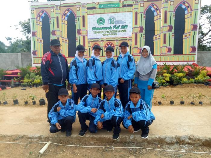 PRAMUKA MTsN 3 MERANGIN IKUTI MILAD PONPES MUNAWAROH  
