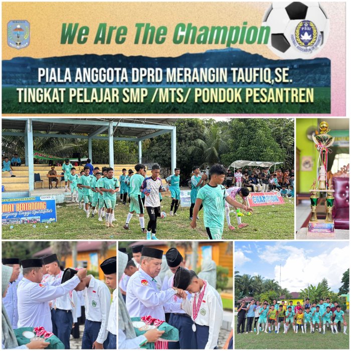 GOL! MTsN 3 Merangin Juara 1 Piala DPRD Merangin